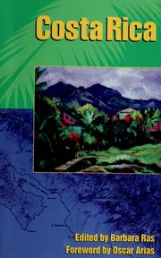 Cover of: Costa Rica by edited by Barbara Ras ; foreword by Oscar Arias.