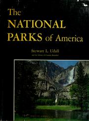 Cover of: The national parks of America