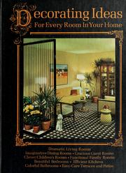 Cover of: Decorating ideas for every room in your home