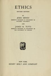 Cover of: Ethics. by John Dewey