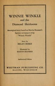Winnie Winkle and the Diamond Heirlooms (An original story based on Martin Branner's famous newspaper strip 