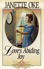 Cover of: Love's abiding joy by Janette Oke