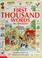 Cover of: The Usborne first thousand words in Spanish