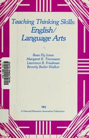 Cover of: Teaching thinking skills: English/language arts