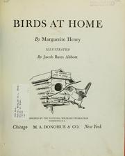 Cover of: Birds at home