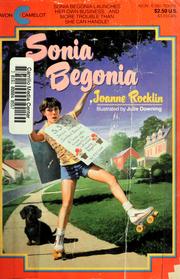 Cover of: Sonia Begonia