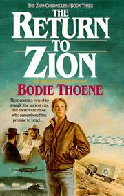 Cover of: The return to Zion by Brock Thoene