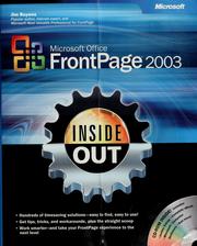 Cover of: Microsoft Office FrontPage 2003 inside out
