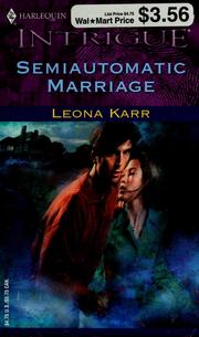 Cover of: Semiautomatic Marriage
