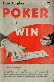 Cover of: How to play poker and win