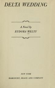 Cover of: Delta wedding by Eudora Welty