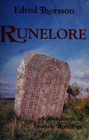 Cover of: Runelore by Edred Thorsson