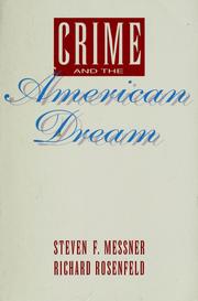 Cover of: Crime and the American dream