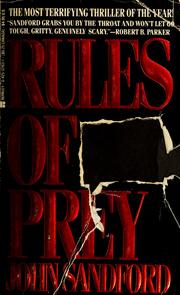 Cover of: Rules of prey