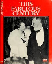 Cover of: This Fabulous Century: 1930-1940