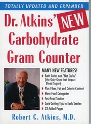 Cover of: Dr. Atkins' New carbohydrate gram counter by Atkins, Robert C.