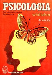 Cover of: Psicología by James O. Whittaker