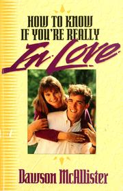 Cover of: How to know if you're really in love
