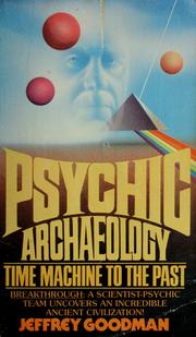 Cover of: Psychic archaeology