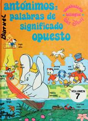 Cover of: Walt Disney's antónimos by José López Andrade