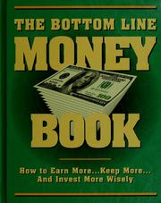 Cover of: The Bottom line money book