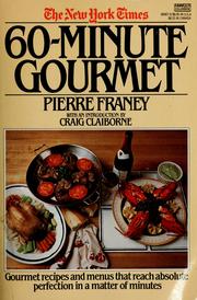 Cover of: The New York Times 60 Minute Gourmet by Pierre Franey