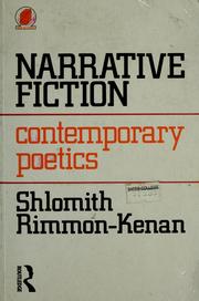 Cover of: Narrative fiction by Shlomith Rimmon-Kenan