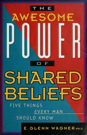 Cover of: The awesome power of shared beliefs