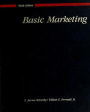 Cover of: Basic marketing by E. Jerome McCarthy