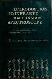 Cover of: Introduction to infrared and Raman spectroscopy by Norman B. Colthup