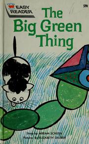 Cover of: The big green thing