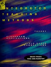 Cover of: Integrated teaching methods by Bruce Frazee