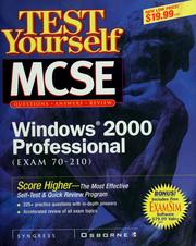 Test yourself MCSE Windows 2000 professional (exam 70-210)