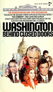 Cover of: Washington Behind Closed Doors by John Ehrlichman