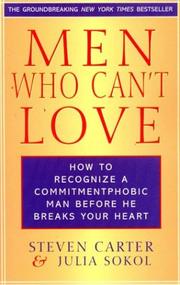 Men Who Can't Love by Carter, Steven