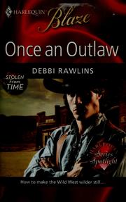 Cover of: Once an outlaw