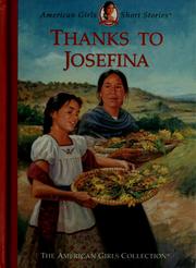 Cover of: Thanks to Josefina by Valerie Tripp