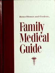 Cover of: Better homes and gardens family medical guide