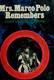 Cover of: Mrs. Marco Polo remembers
