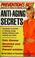 Cover of: Anti-aging secrets