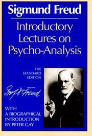 Cover of: Introductory Lectures on Psychoanalysis by Sigmund Freud
