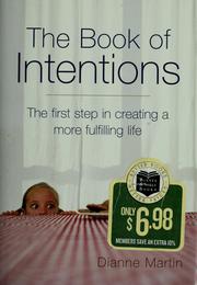 The book of intentions by Dianne Martin