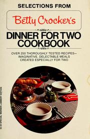 Cover of: Selections from Betty Crocker's Dinner for two by Betty Crocker