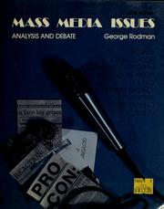 Cover of: Mass media issues: analysis and debate