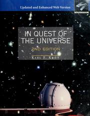 Cover of: In quest of the universe