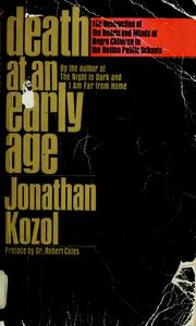Cover of: Death at an early age by Jonathan Kozol