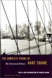 Cover of: The Complete Poems of Hart Crane (Centennial Edition)
