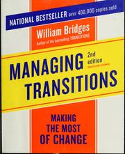 Cover of: Managing transitions by Bridges, William