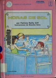 Cover of: Horas de sol by Patricia Reilly Giff
