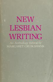 Cover of: New lesbian writing